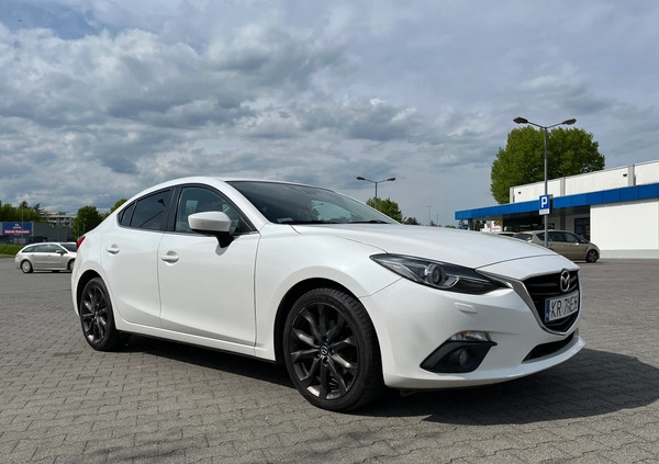 Mazda 3 cena 52999 przebieg: 177000, rok produkcji 2014 z Kraków małe 56
